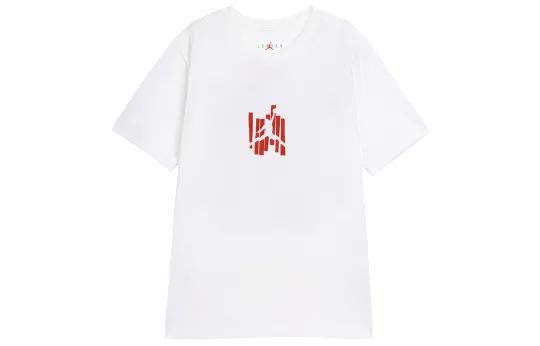Jordan T Shirt Men's White/Gym Red