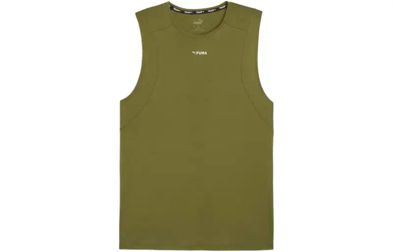 PUMA Tank Top Men's Olive Green