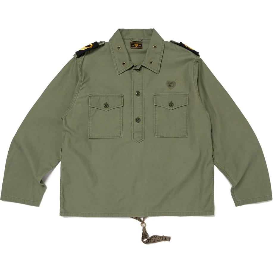 Рубашка Human Made FW24 (бежевая)