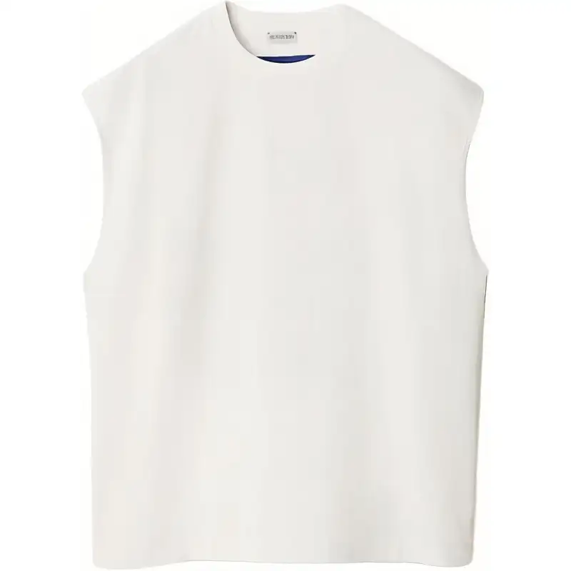Burberry SS24 Tank Top Men's White