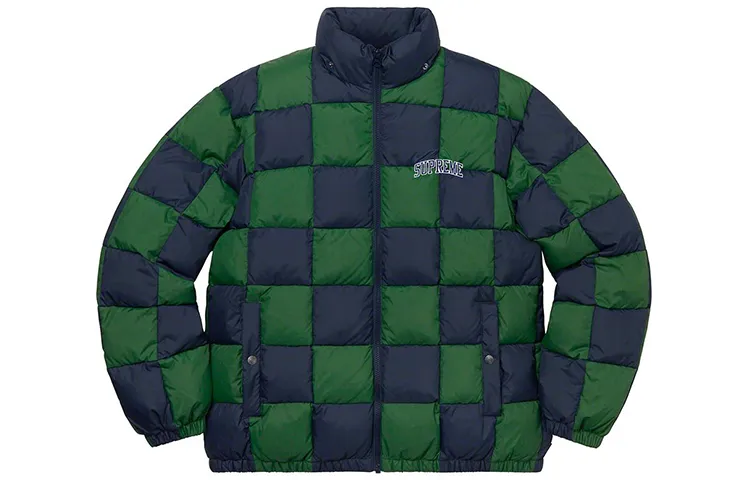 Supreme Checkerboard Puffy Jacket