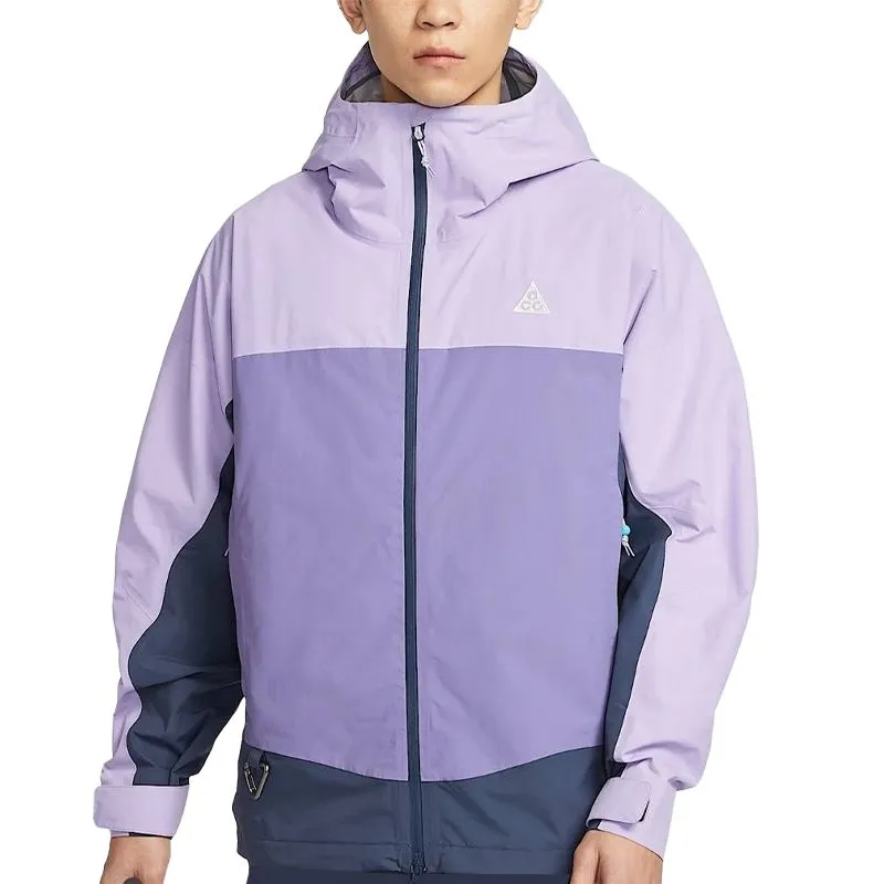 Nike Storm FIT Windbreaker Jackets Men's Hydrangea Purple/Soft Purple/Lightning Blue/Mountain White Hood Moderate