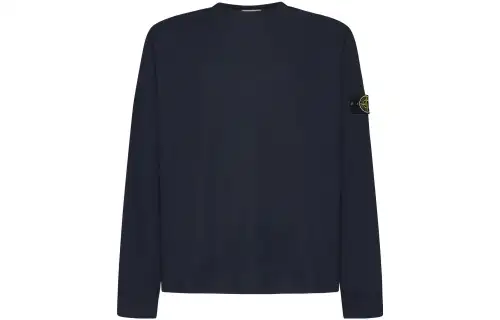 STONE ISLAND Logo Patch Crewneck Jumper