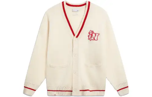 Li Ning Sports Life Collection Knitwear Men's Ecru
