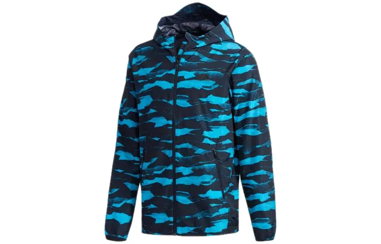 Adidas Jackets Men's Legend Ink Hooded Moderate Straight Fit
