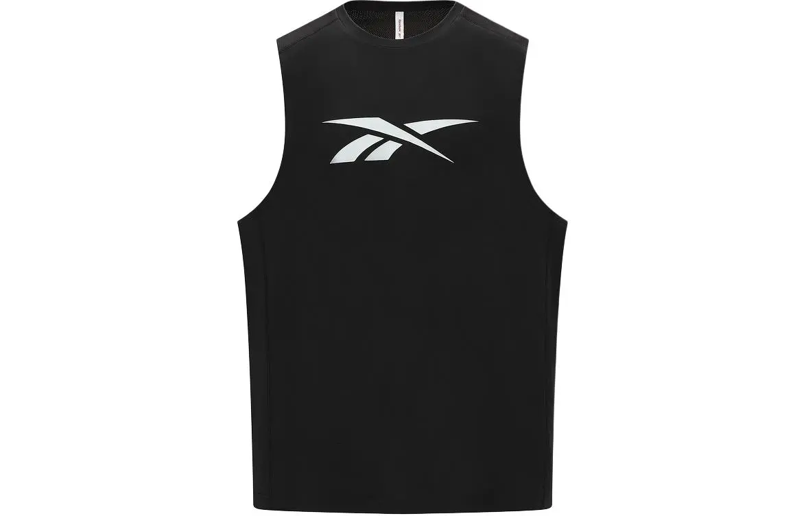Reebok Tank Tops Men's Black Crew Neck Moderate Other