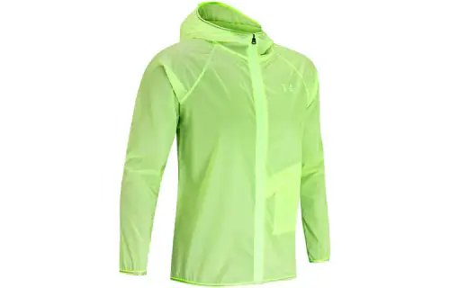 Under Armour Qualifier Jackets Men's Green Hooded Moderate Mock Two Piece