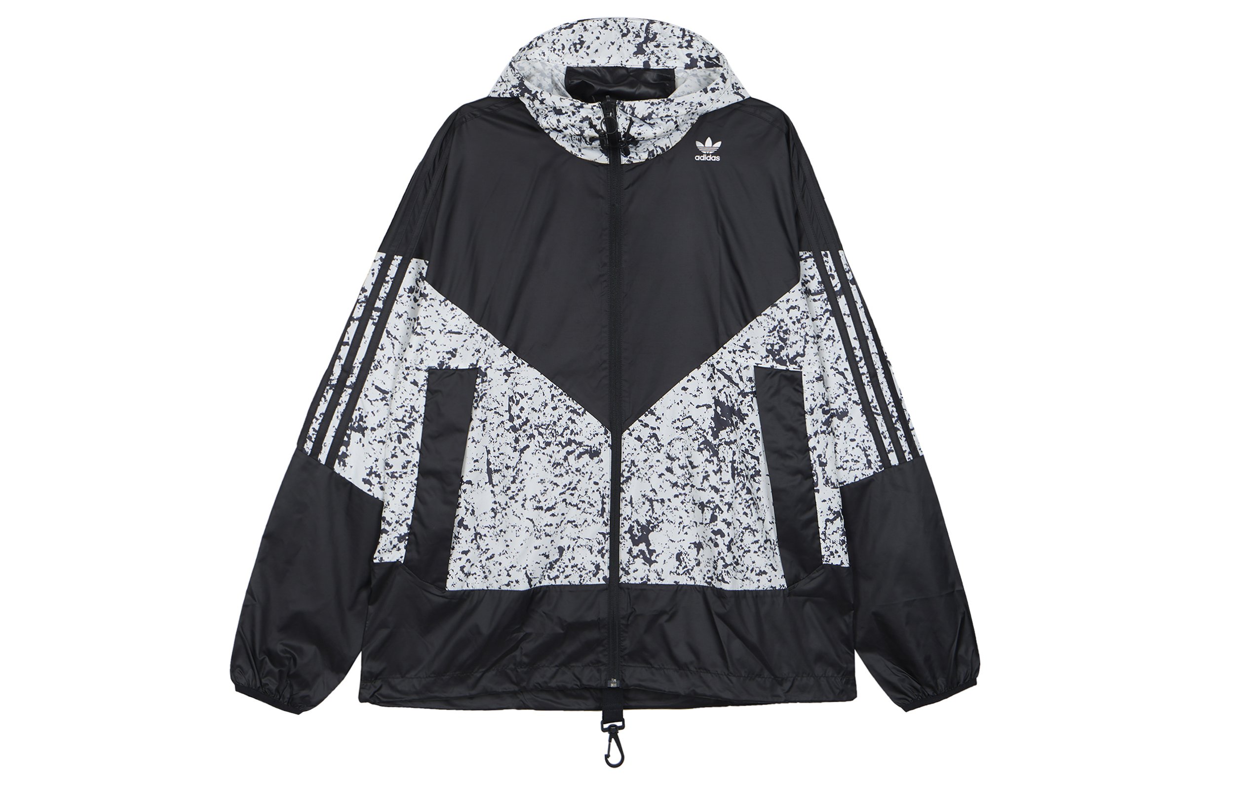 Мужская куртка adidas originals (черно-белая) — фото 1