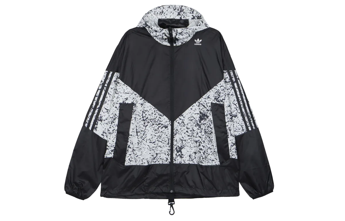 Adidas Originals Karkaj Jackets Men's Black/White Hooded Moderate Other