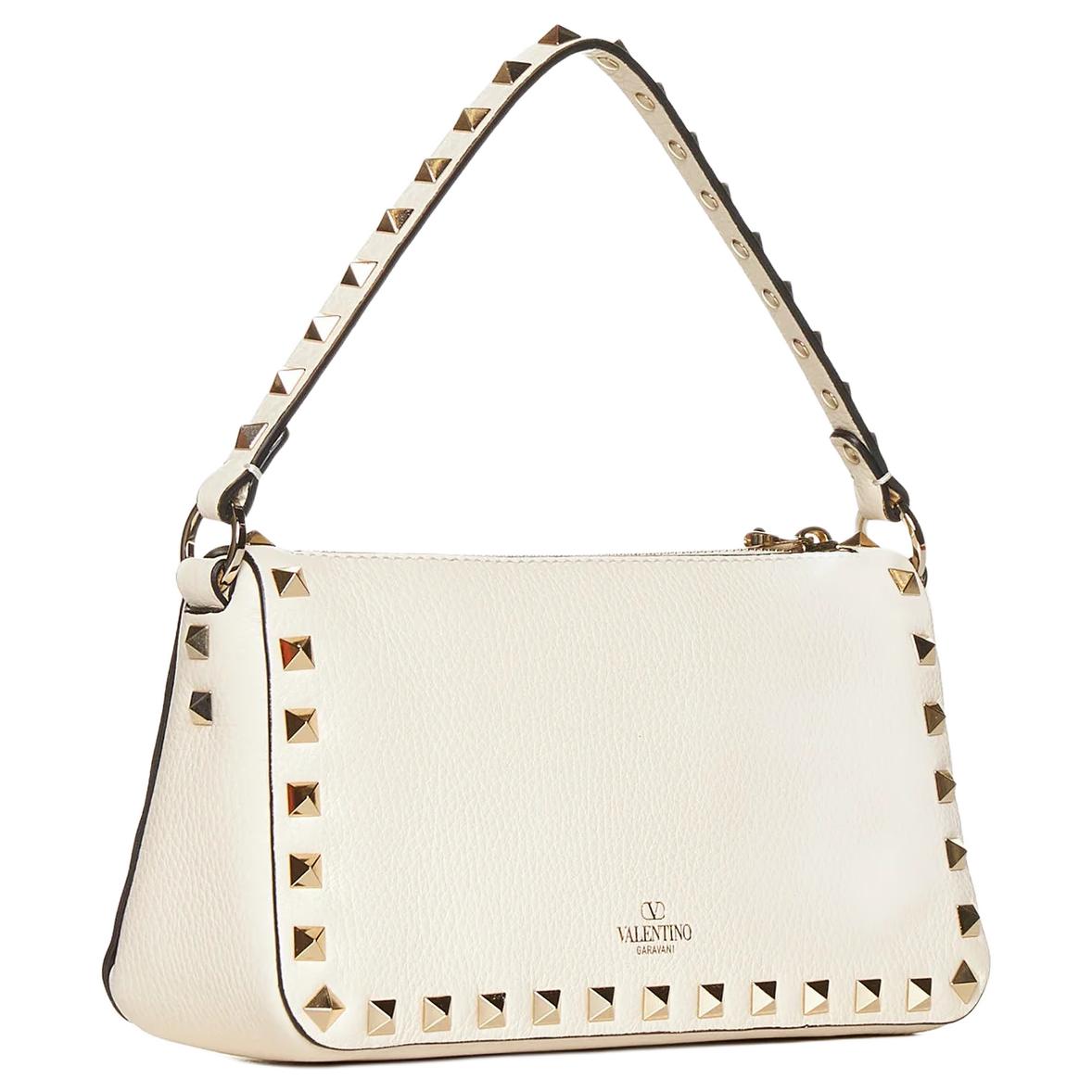 Женская сумка Valentino ROCKSTUD (белый) — фото 2