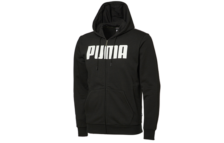 PUMA ESS Jackets Men's Black Hooded Moderate