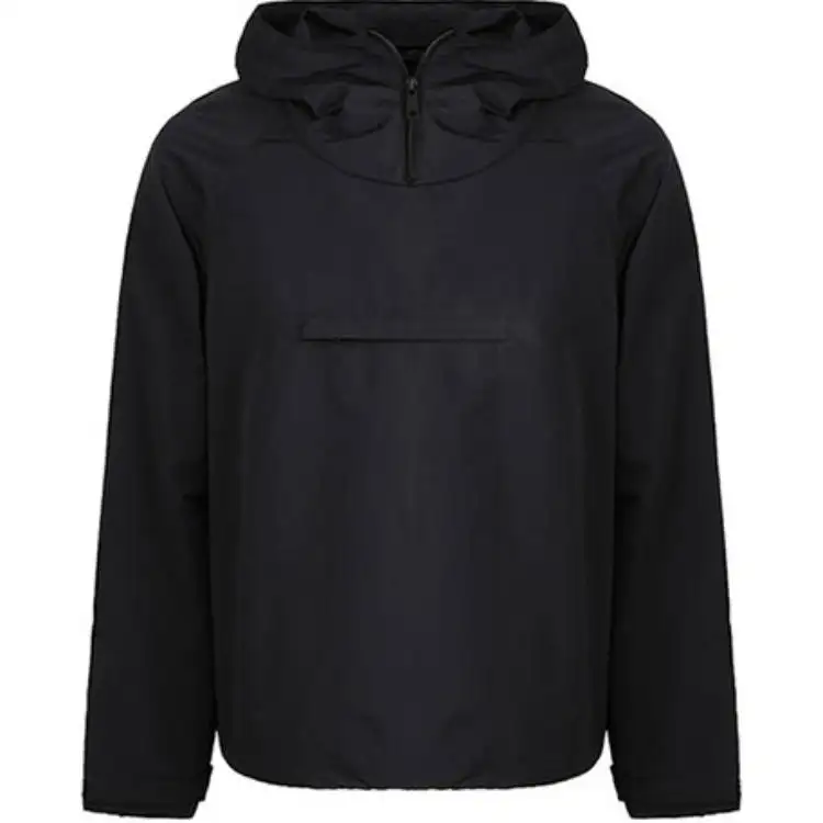 PRADA Jackets Men's Black Hooded Thin Other