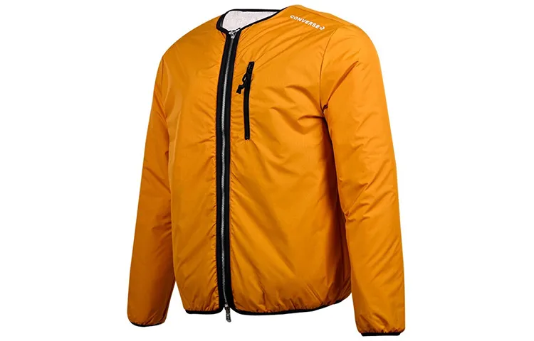Converse Jackets Men's Yellow V-neck Moderate Other