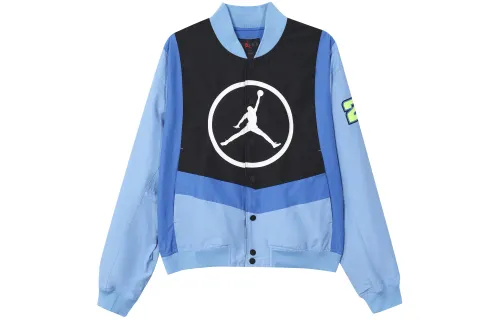 Jordan Jackets Men's University Blue Baseball Collar Moderate Other
