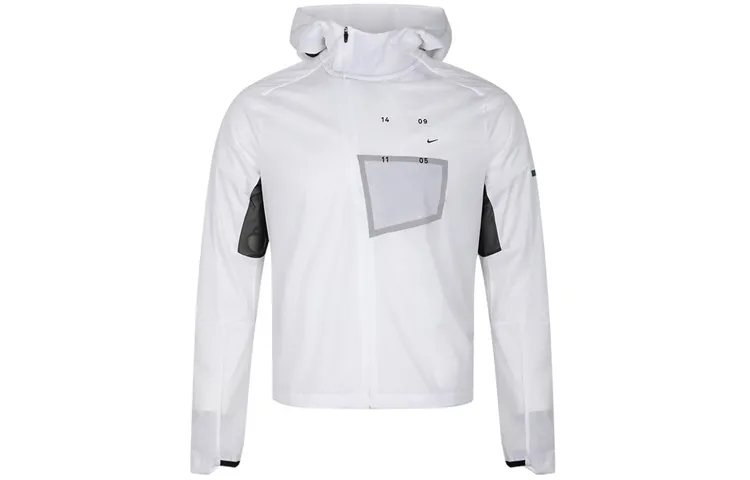 Nike Jackets Men's White Hooded Moderate Other