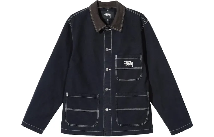 Stussy Jackets Men's Lapel Moderate