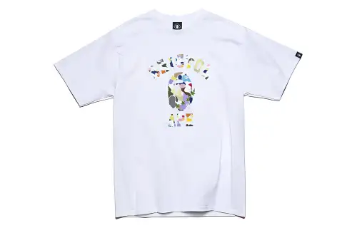 Bape X F.C.R.B. Multi Camo College Tee
