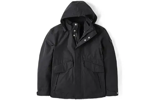 Timberland Jackets Men's Black Hooded Moderate Workwear