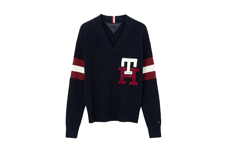 Tommy Hilfiger Knitwear Men's V-neck Moderate Other