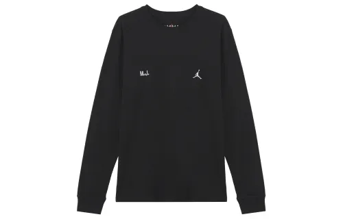 Jordan Sweatshirts Men's Black Crew Neck Moderate Regular