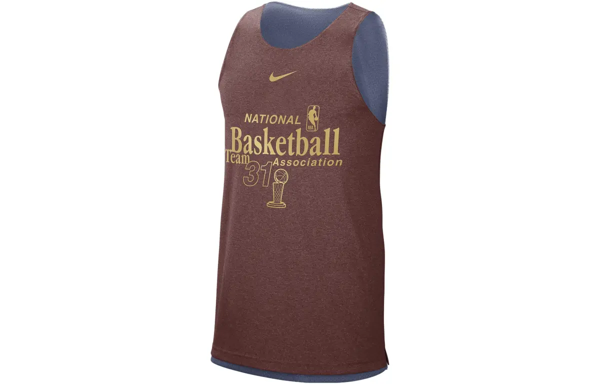Nike Dri-Fit Tank Tops Men's Brown Crew Neck Moderate Other