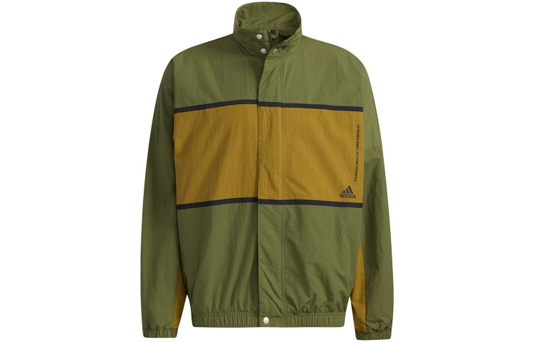 Мужская куртка adidas M Wrd Wov Jkt (зеленая) — фото 1
