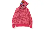Bape Fire Camo Shark Full Zip Hoodie