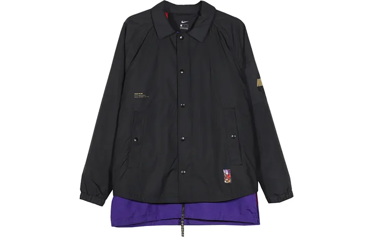 Nike Jackets Men's Black Lapel Moderate Other
