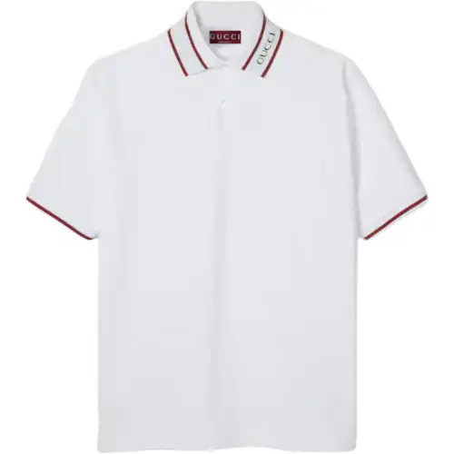 GUCCI Logo-collar Polo Shirt