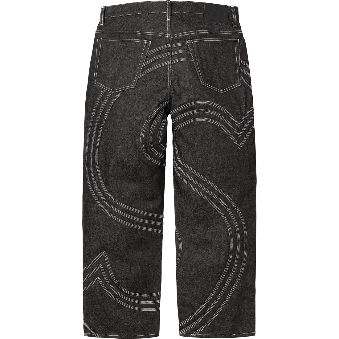 Джинсы Supreme SS25 S Logo Rigid Baggy Jean Indigo: фото и видео
