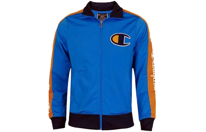 Champion Jacket US Version Unisex Peacock Blue