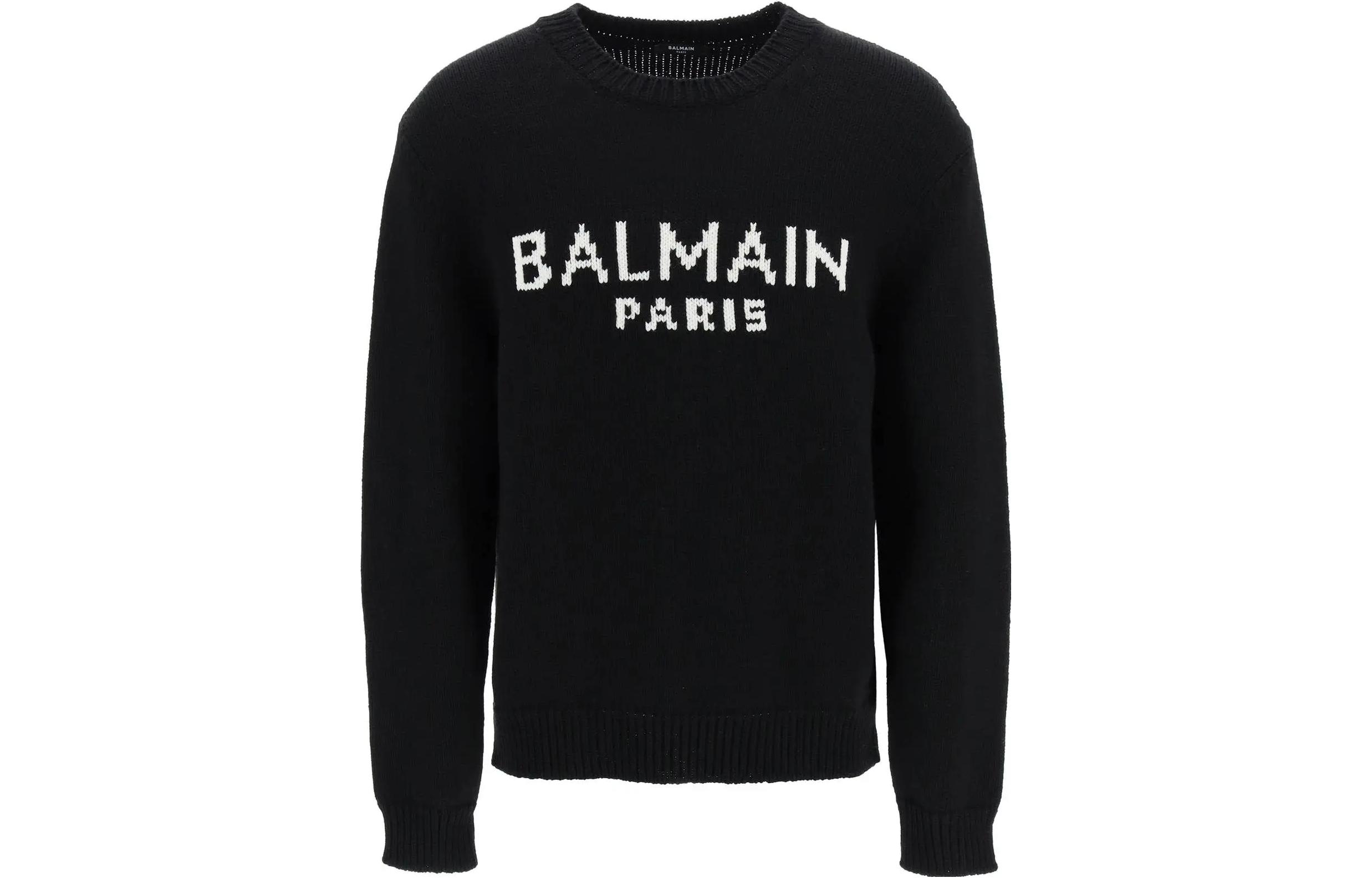 Мужской свитер BALMAIN (черный)