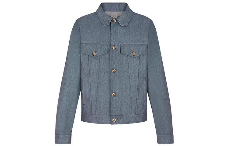 LOUIS VUITTON Jackets & Coats Men's Blue