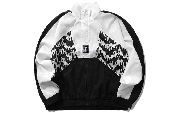 Мужская куртка PUMA TFS OG AOP Track Jacket (черно-белая)