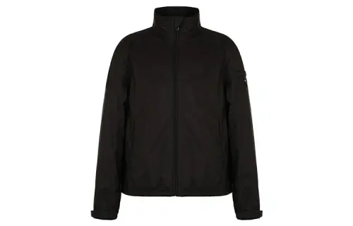 PRADA Jackets Men's Black Stand Collar Thin Other