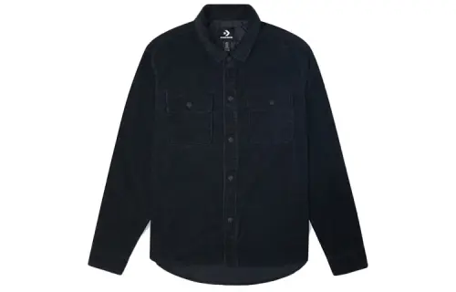 Converse Sports converse, corduroy retro shirt, black jacket