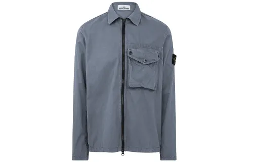 STONE ISLAND SS21 Jackets & Coats Men's Silver Gray