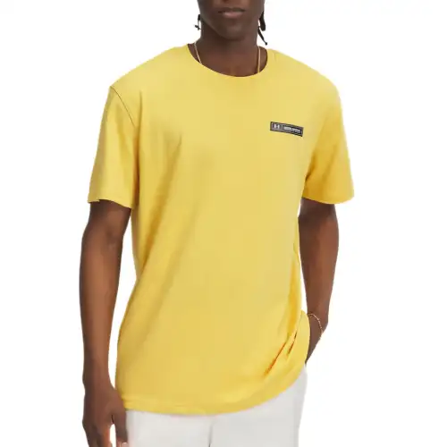 Under Armour Label T Shirt Men's Yellow