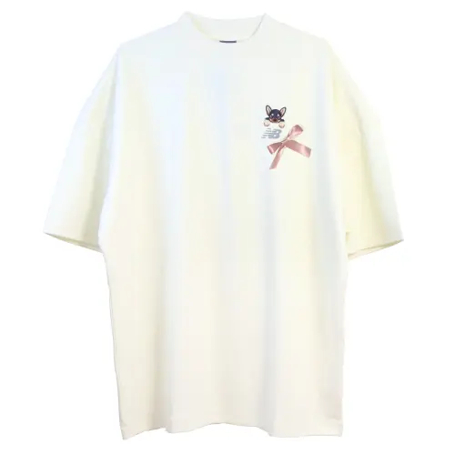 New Balance T Shirt Unisex Ecru