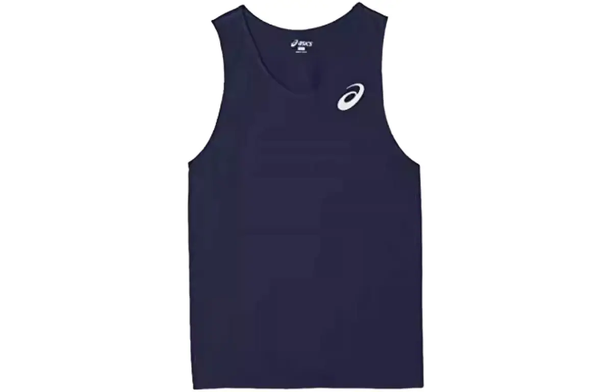 ASICS Running Tank Tops Men's Blue