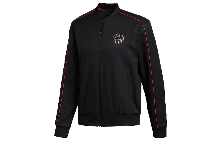 Adidas Jackets Men's Black Baseball Collar Moderate Other