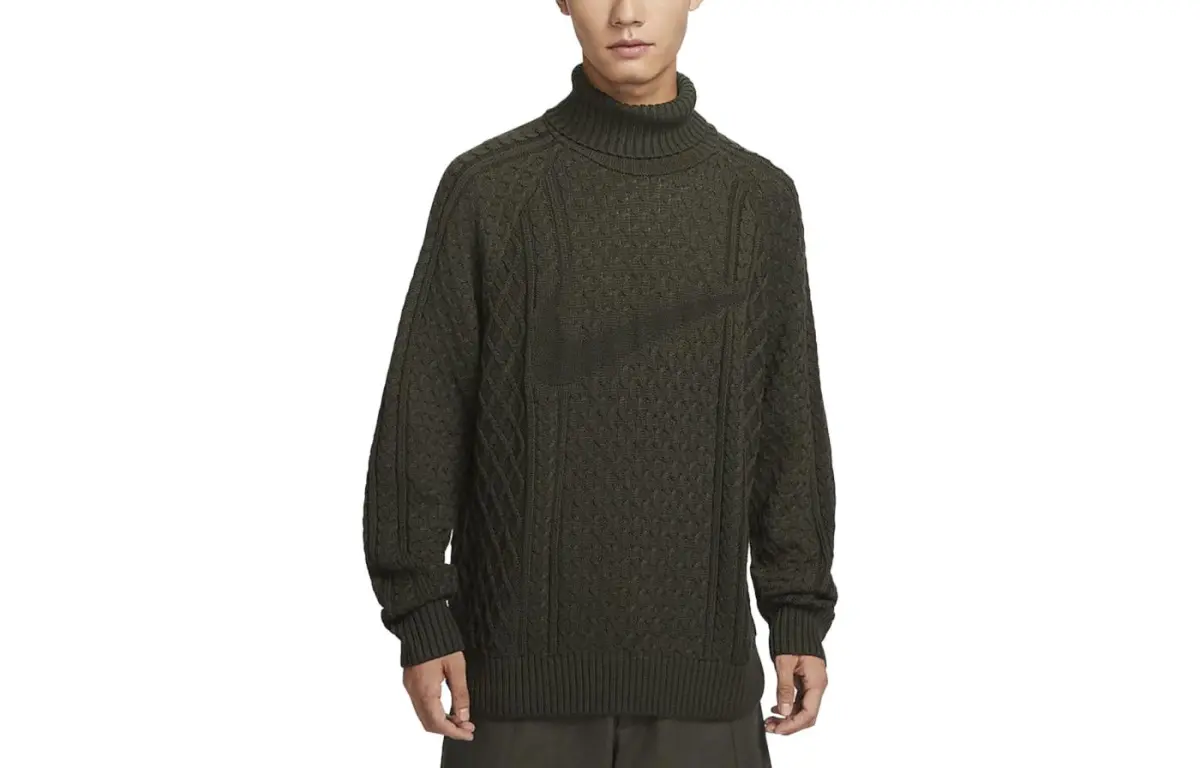 Nike Sweaters Men's Khaki Green Moderate