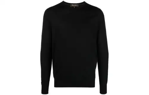 【Zoomed Imagery】fine-knit virgin-wool jumper