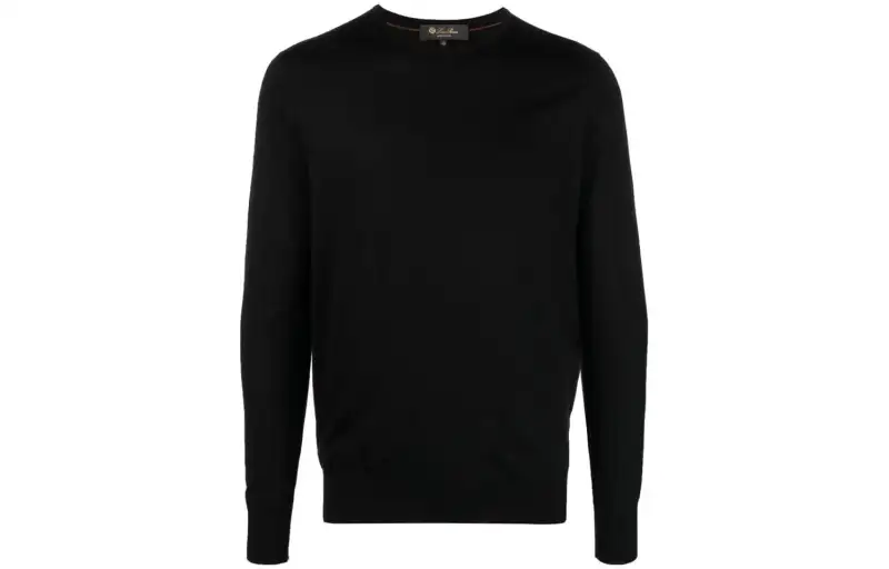 【Zoomed Imagery】fine-knit virgin-wool jumper