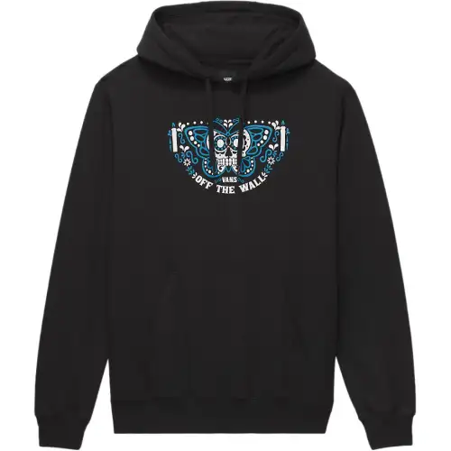 Vans Sweatshirts Men's Black Hooded Moderate Regular
