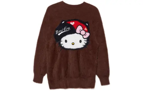 New Era x Hello Kitty Knitwear Unisex Brown
