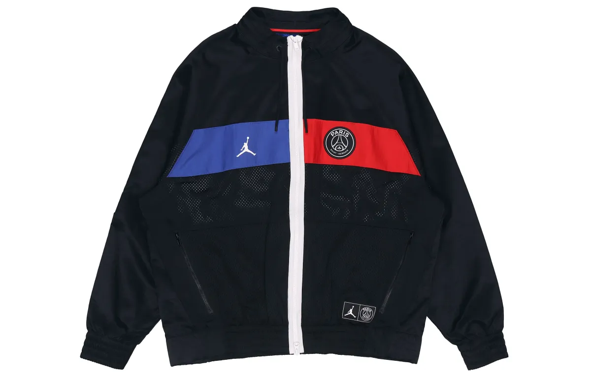 Jordan PSG SUIT JKT PANT Jackets Men's Black Stand Collar Moderate Other