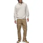 Jordan Sweatshirts Men's Ecru Hooded Moderate Regular