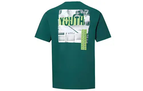 Converse Youth Now T Shirt Men's Green