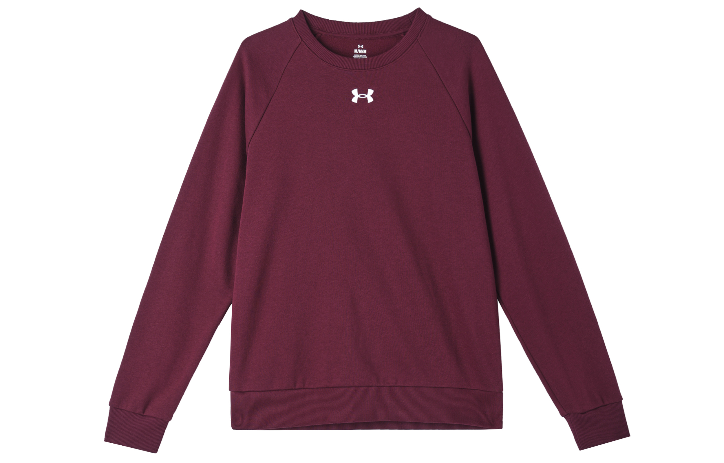 Мужское худи Under Armour Under Armour Rival Fleece FW24 logo / (каштаново-белое)